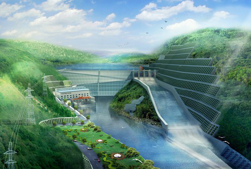 梨林镇老挝南塔河1号水电站项目